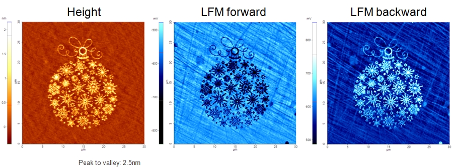 Christmas ball lithography on Si substrate 2