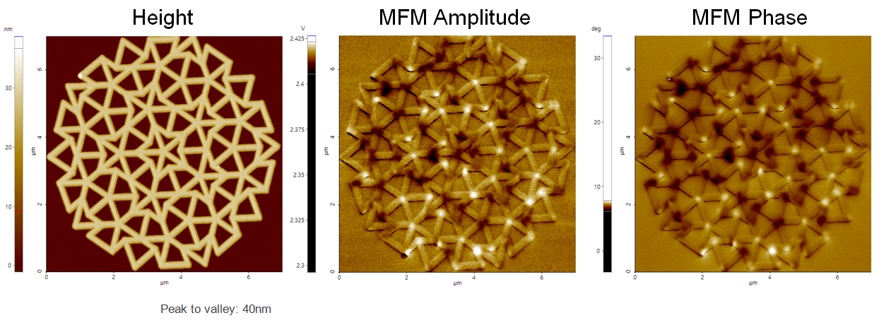 Ferromagnetic Nanobars Array